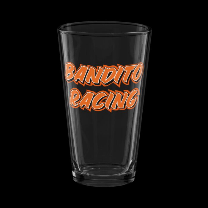Bandito pint glass