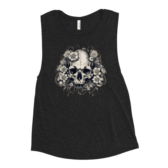 Dark Boho Skull Octopus Ladies’ Muscle Tank