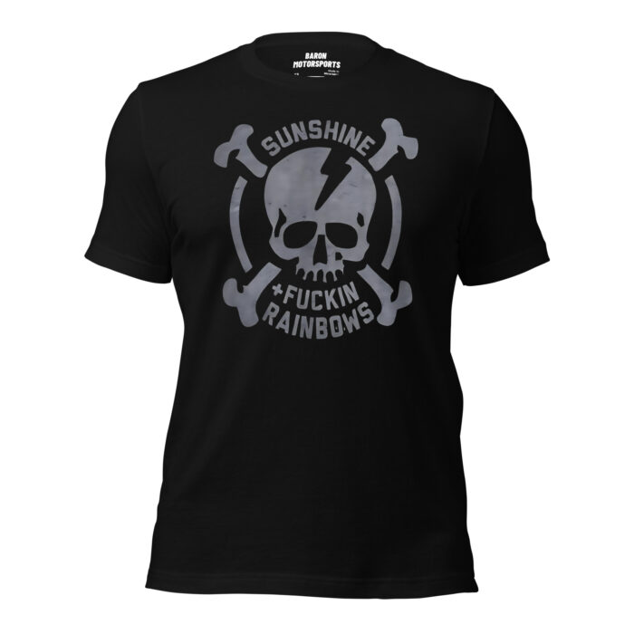 Sunshine & Fuckin Rainbows Unisex t-shirt - Image 2